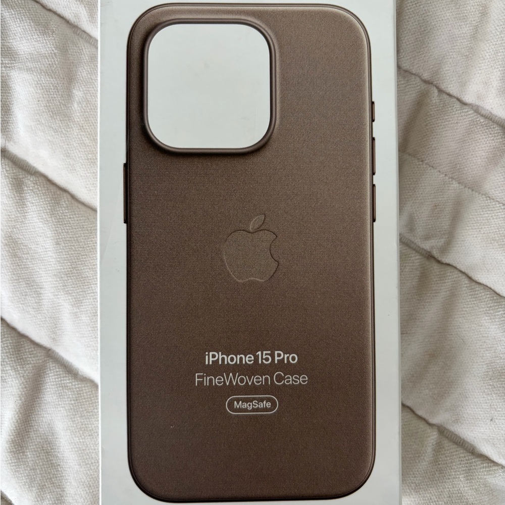 Apple iPhone 15 Pro FineWoven Case - Tan